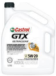 Huile moteur ordinaire Castrol GTX 5W20 5L